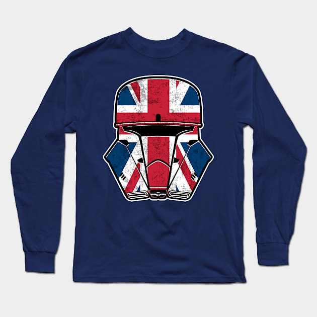 UK Patriot Long Sleeve T-Shirt by MatamorosGraphicDesign